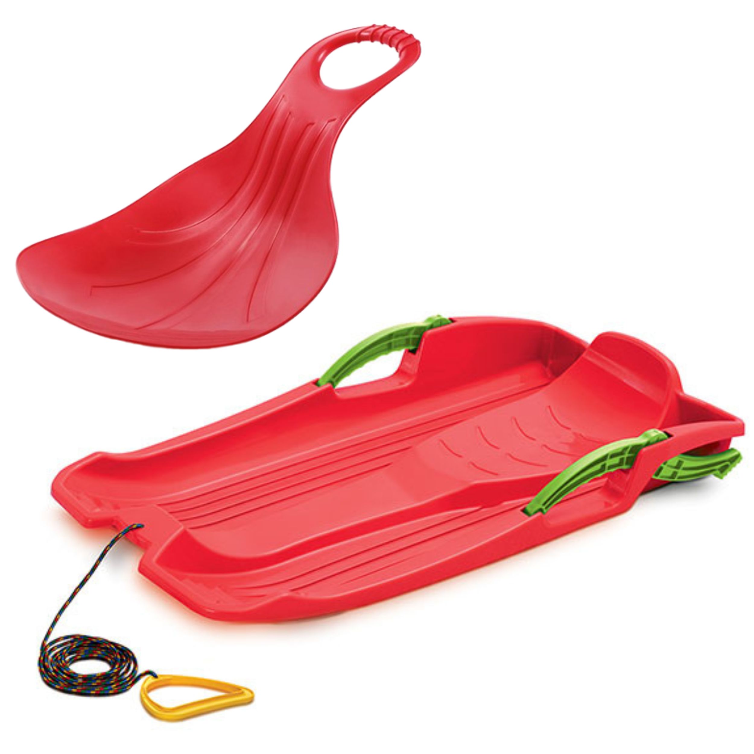 Sanki Bobslej HORNET z hamulcami + Ślizg Jabłuszko