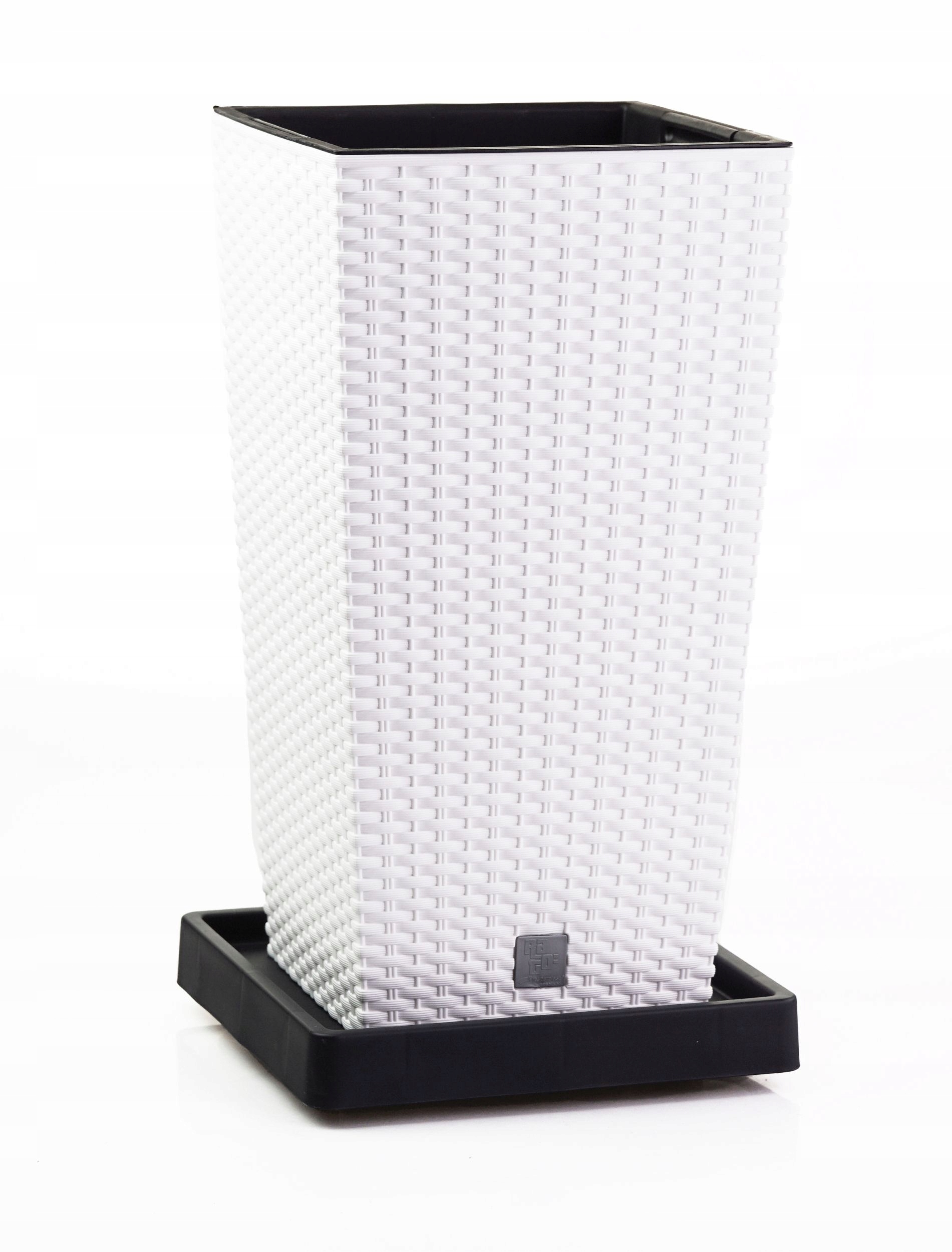 Doniczka Rattan DRTS265 + wkład + platforma jezdna