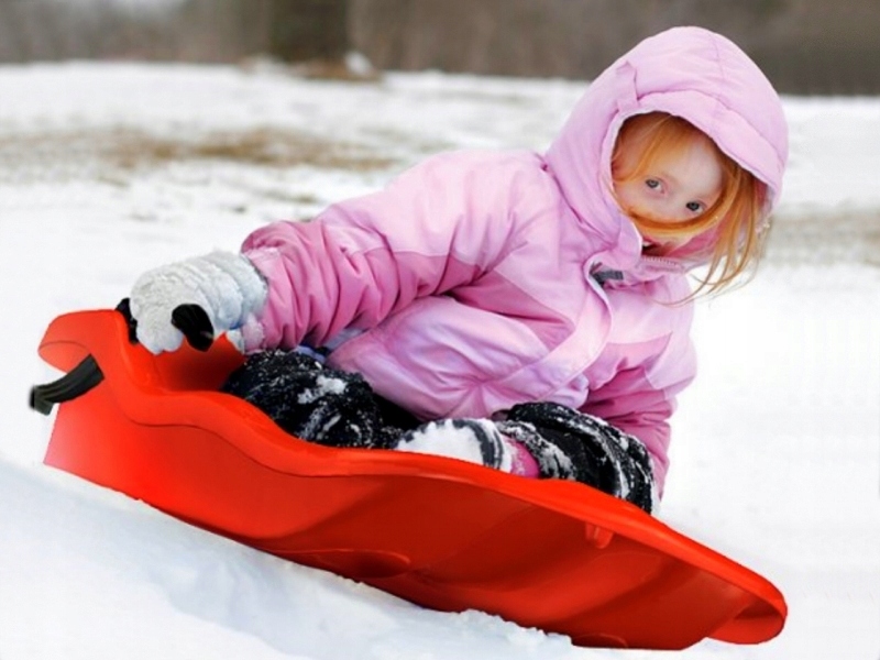 2x Sanki Bobslej z hamulcami + 2x Ślizg Jabłuszko