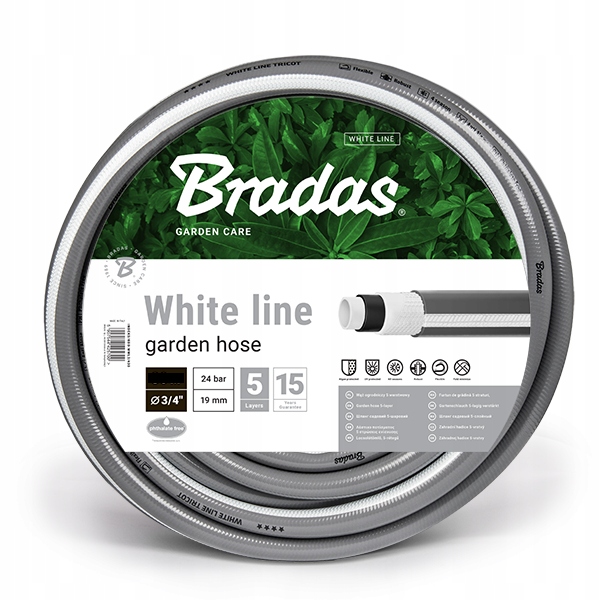 Wąż ogrodowy 3/4'' 50 White Line Bradas