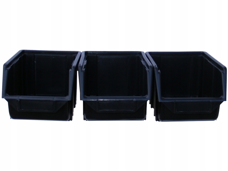 Pojemnik magazynowy - Ecobox średni | Czarny