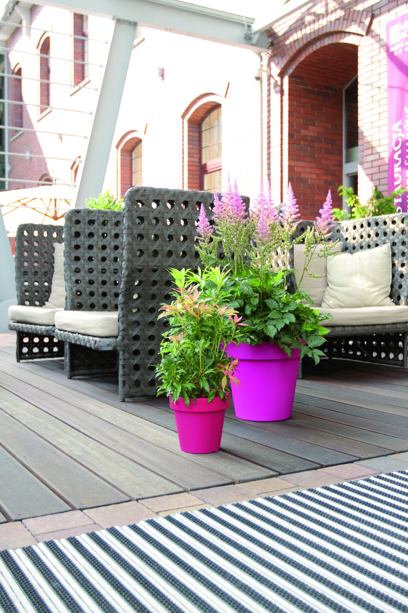 Doniczka okrągła Lofly DLOF160 | Antracyt