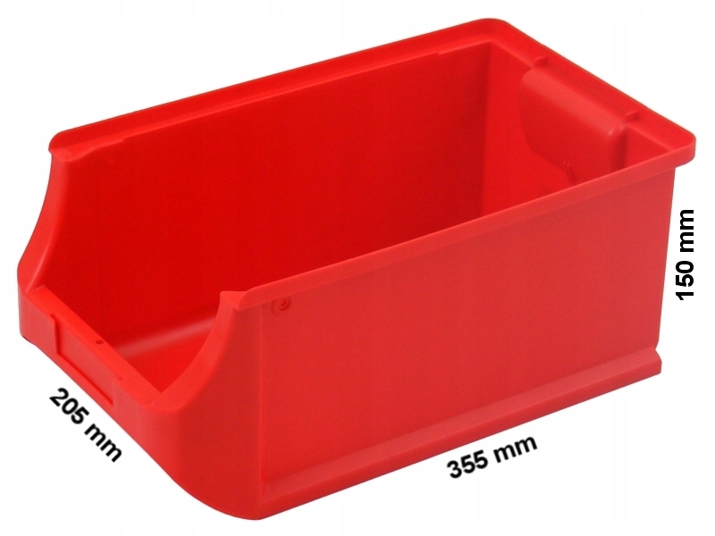 Pojemnik magazynowy - ProfiPlus 4 | Czerwony