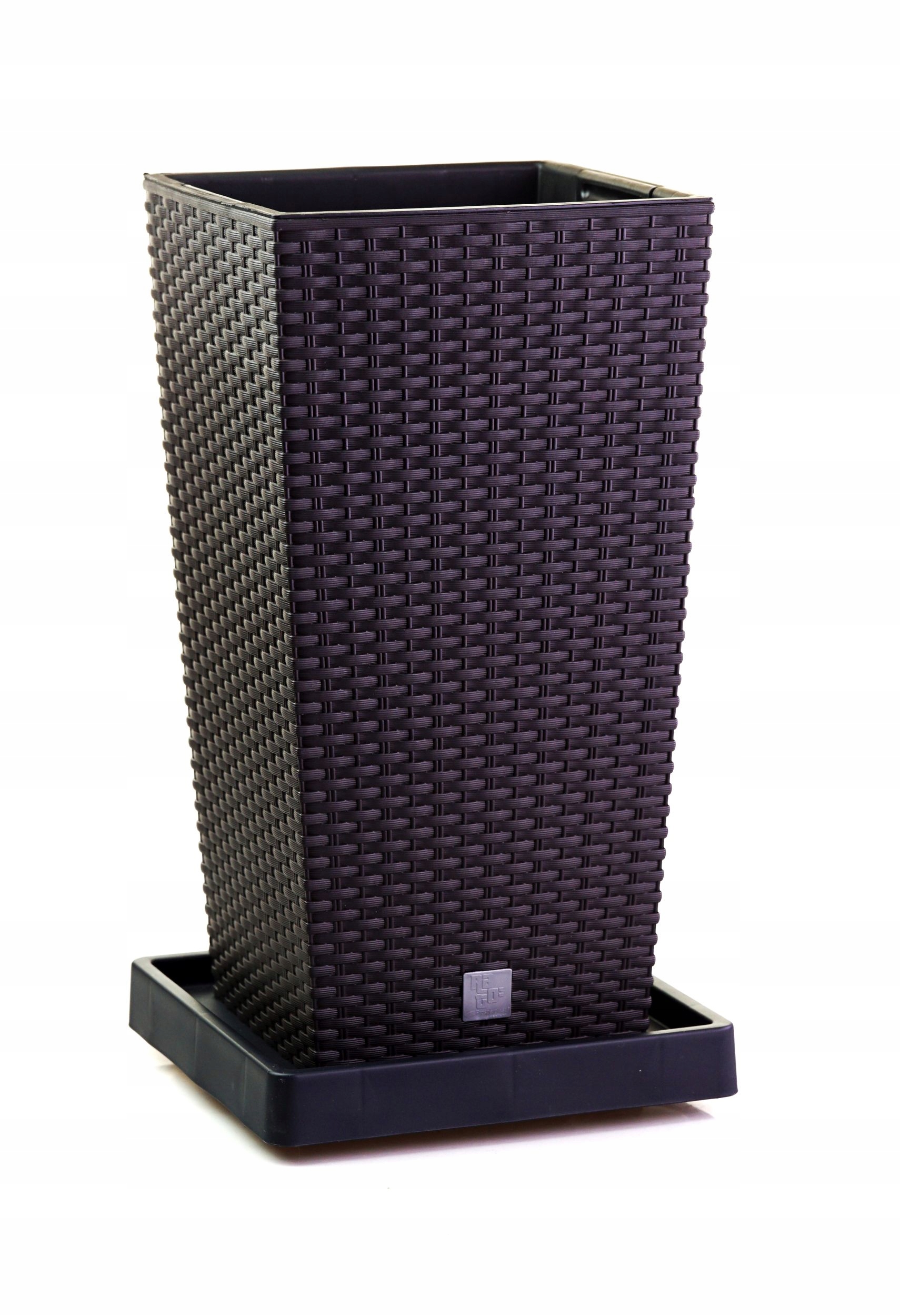 Doniczka Rattan DRTS300 + wkład + platforma jezdna