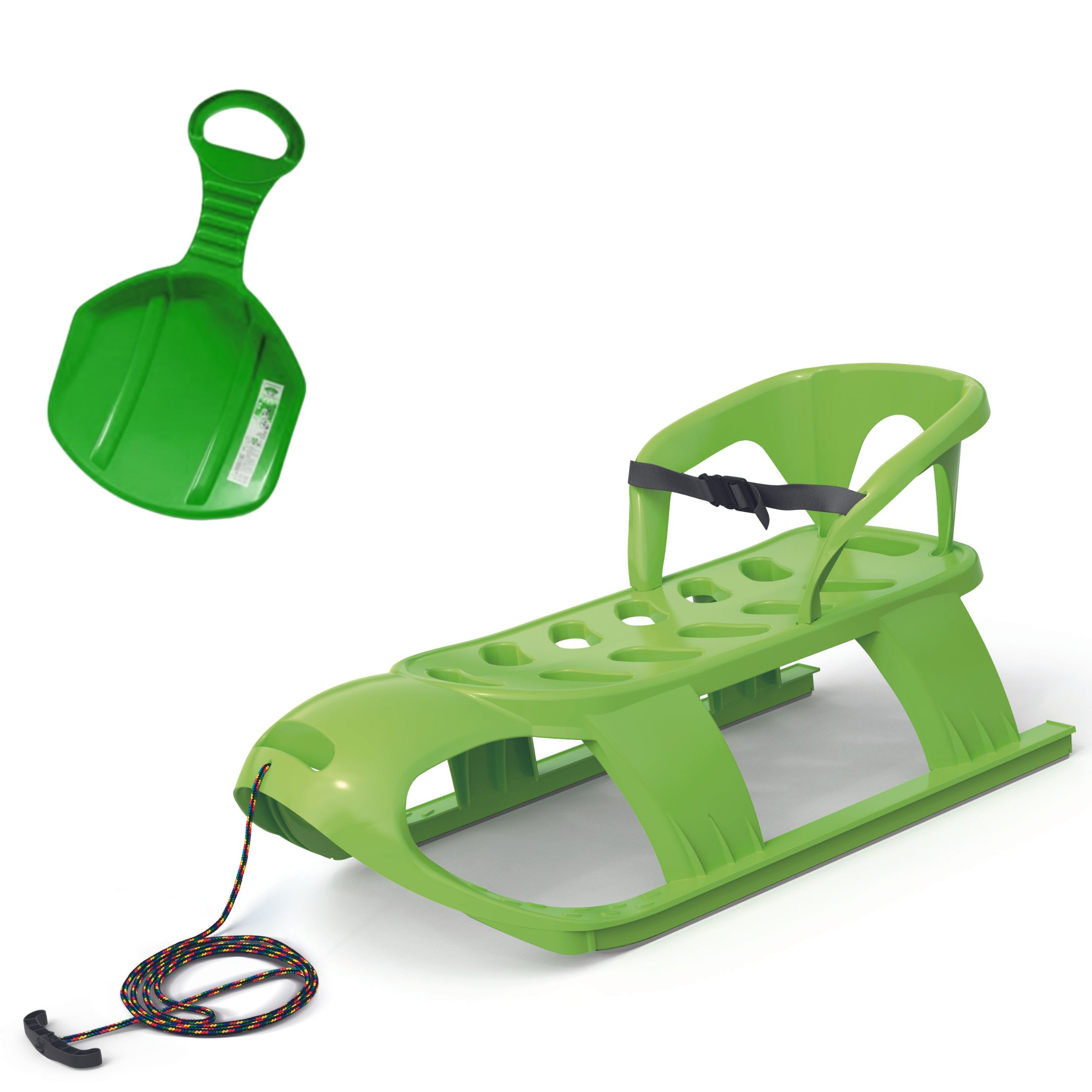 Sanki z oparciem BEZZY SEAT + Ślizg Jabłuszko