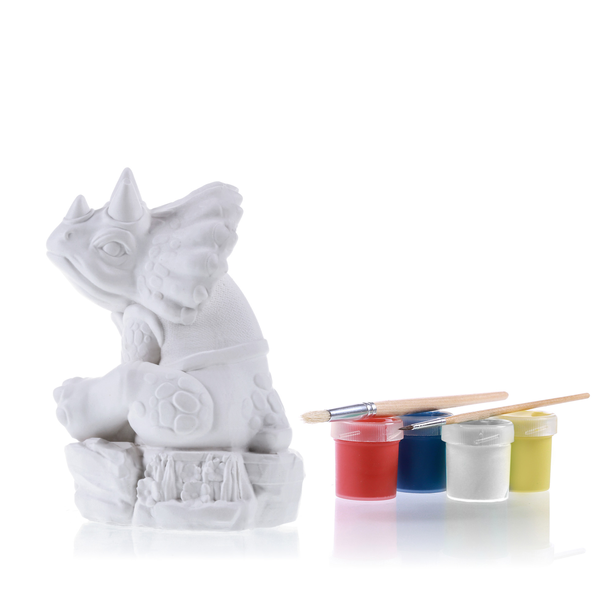 Kolorowanka 3D Elegant Dino Figurka gipsowa