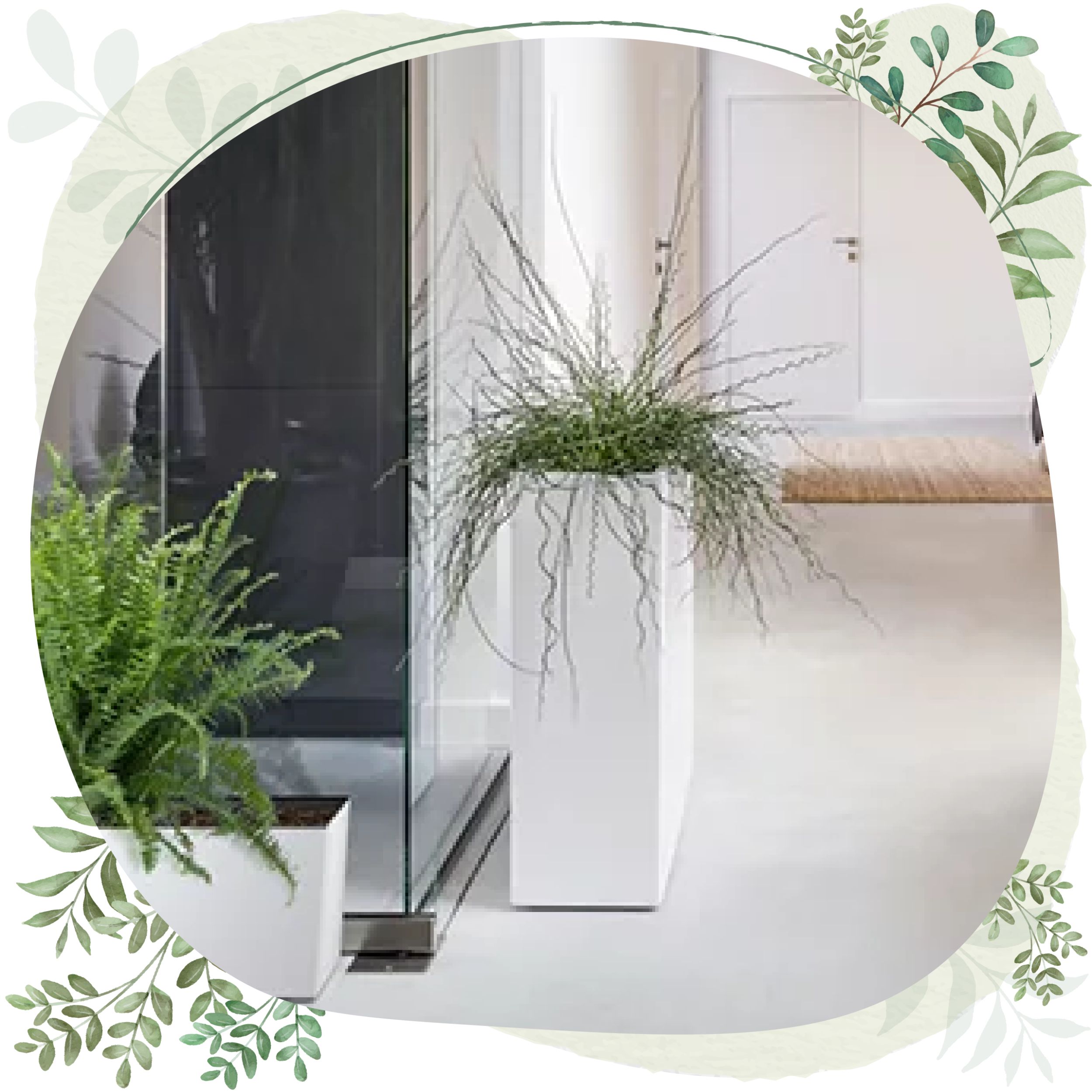 Doniczka wysoka Urbi Case T DUC600T z wkładem | Biały