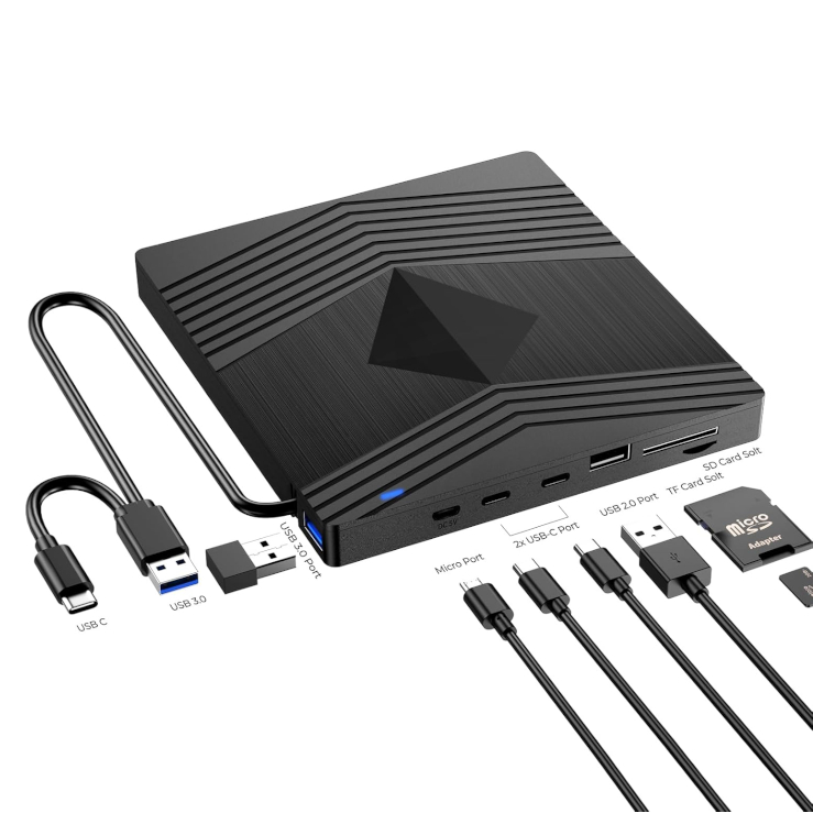 Napęd nagrywarka CD/DVD zewnętrzna Aumdie BT682 przenośny