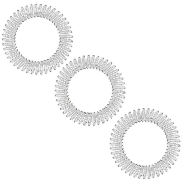 Invisibobble Slim Gumki do Włosów Crystal Clear 3 sztuki