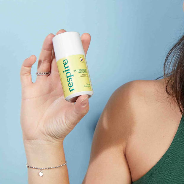 Dezodorant roll-on - w kulce Citron Bergamote Vegański RESPIRE 50ml