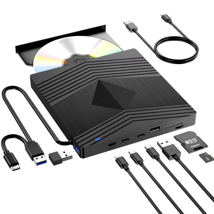 Napęd nagrywarka CD/DVD zewnętrzna Aumdie BT682 przenośny