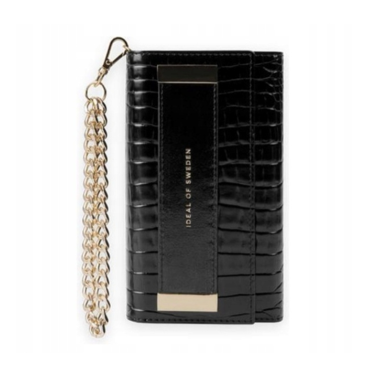 Etui czarne iPhone 11 Pro Max/XS max iDeal of Sweden Neo Noir Croco