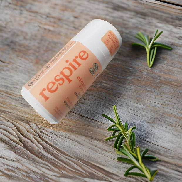 Dezodorant roll-on - w kulce Pomarańcza Vegański RESPIRE 50ml