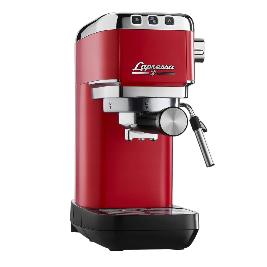 Tchibo Lapressa Ekspres Kolbowy Czerwony Spieniacz