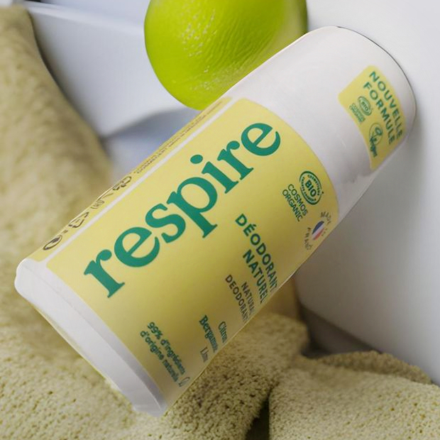 Dezodorant roll-on - w kulce Citron Bergamote Vegański RESPIRE 50ml