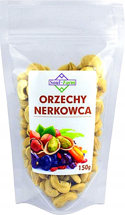 Orzechy nerkowca Soul Farm całe orzechy 150 g