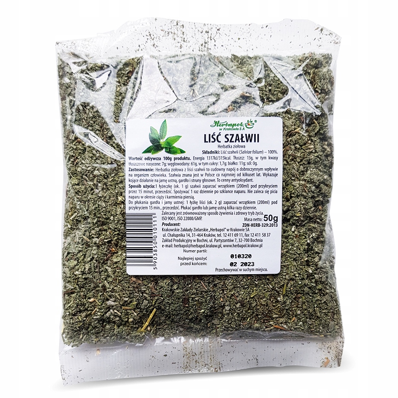 Liść szałwi 50g Herbapol
