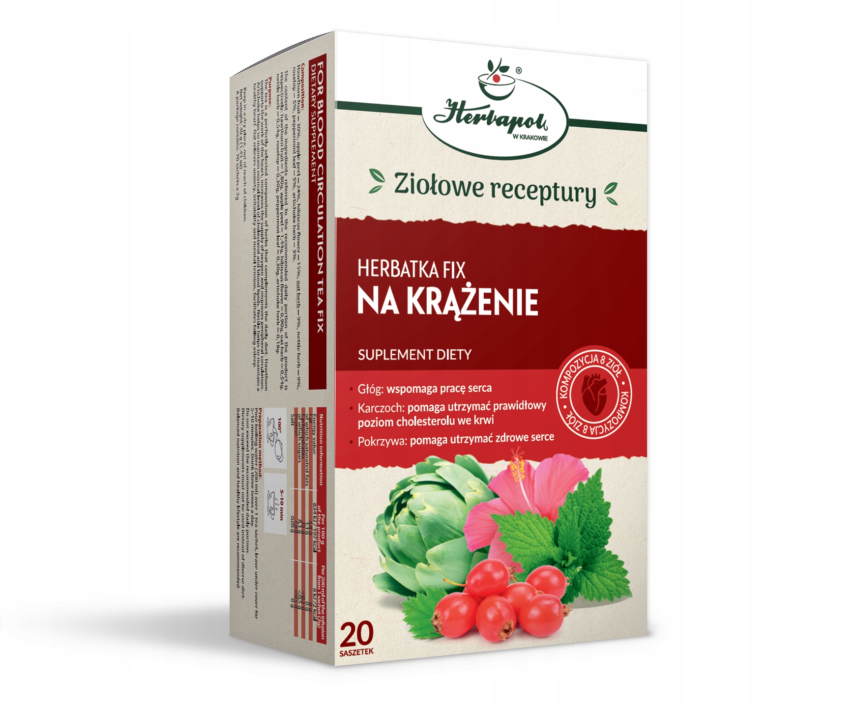 Suplement diety Herbapol Kraków Herbatka fix na