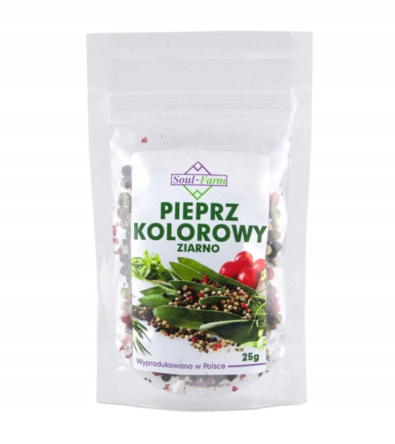Pieprz kolorowy ziarnisty 25 g