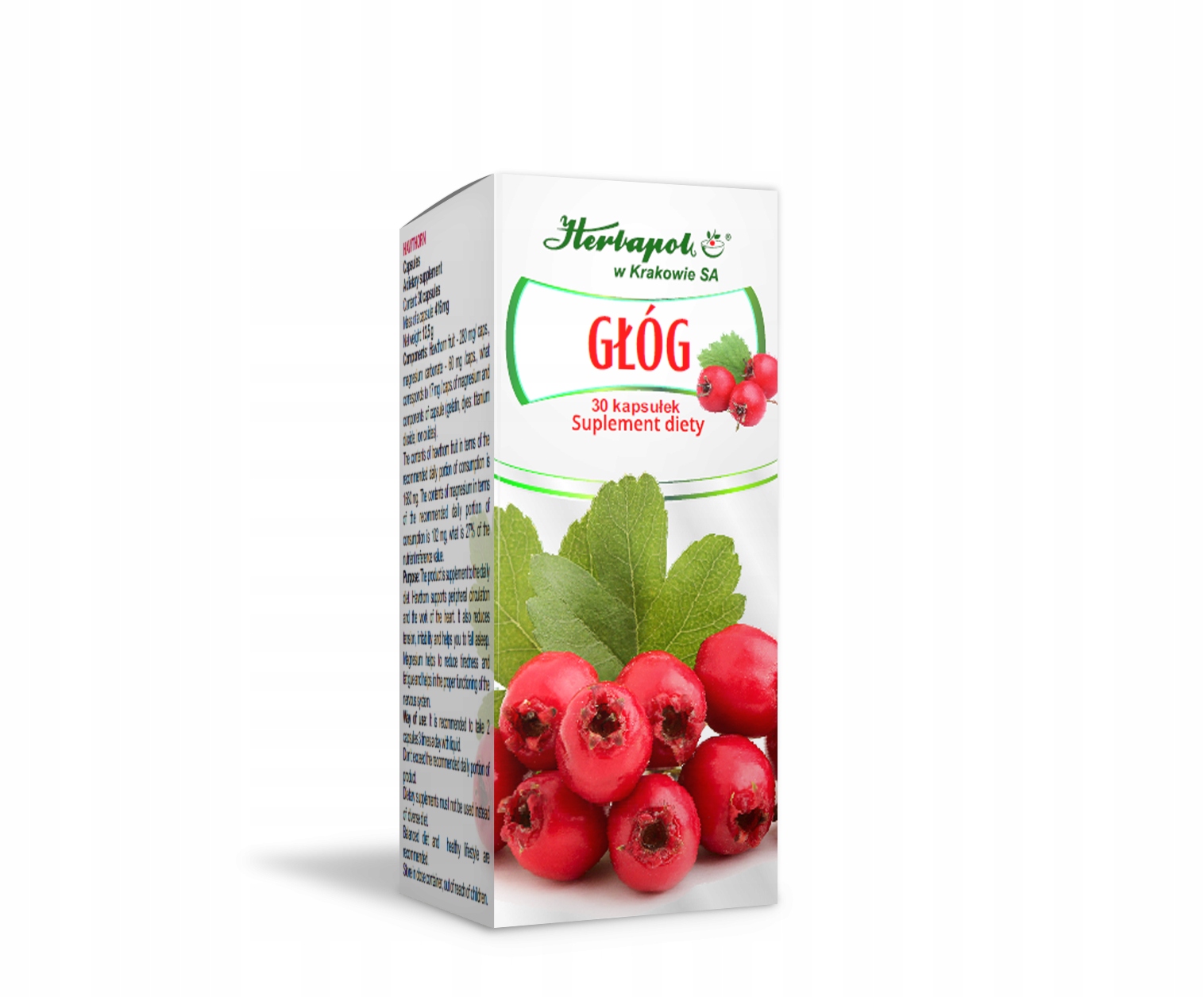 Suplement diety Herbapol Kraków głóg kapsułki 30