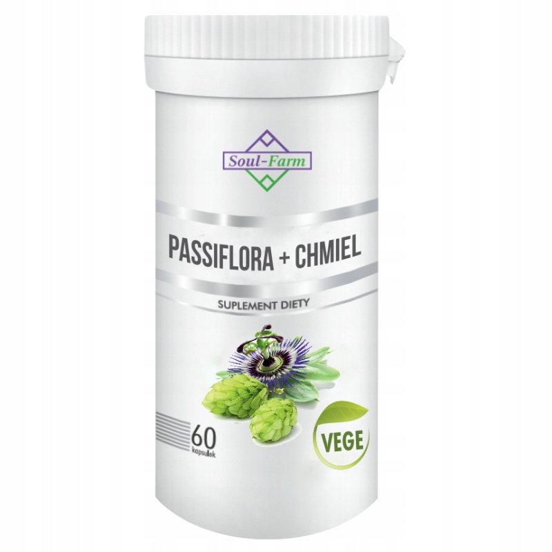 Passilflora + Chmiel 60 kapsułek Soul-Farm