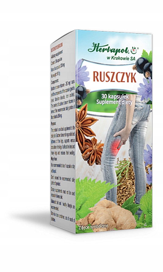 Ruszczyk 30 kapsułek Herbapol Kraków