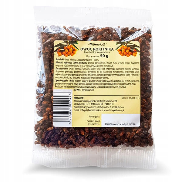 Owoc rokitnika Herbapol Kraków 50g