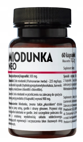 Miodunka NEO 60 kapsułek Herbapol Kraków