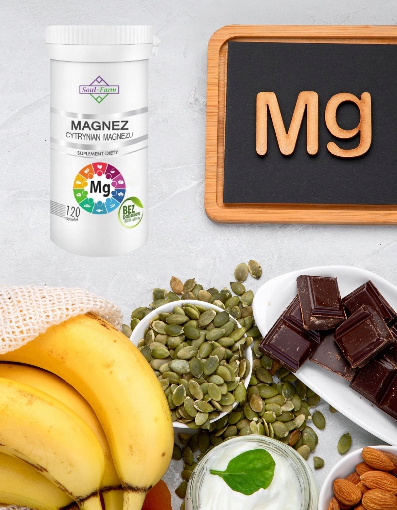 2X MAGNEZ Cytrynian magnezu 650 mg - 240 kapsułek