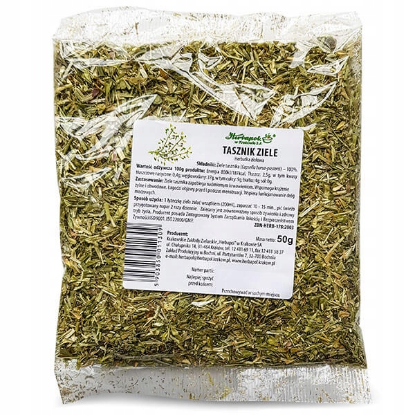 Tasznik, ZIELE TASZNIKA 100% - 50g Herbapol