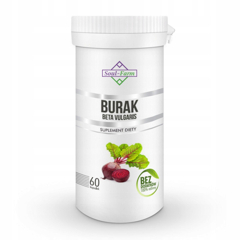2X EKSTRAKT Z BURAKA 550mg, 60 kapsułek Soul-Farm