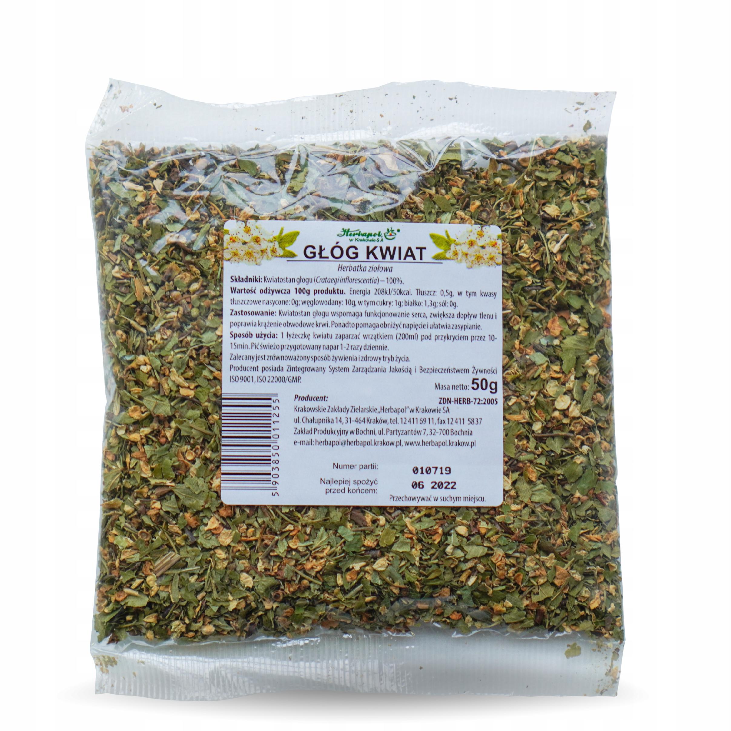 Głóg Herbapol Kraków kwiat 50g