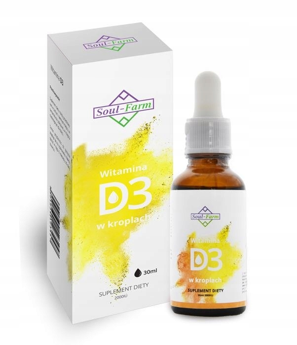 WITAMINA D3 W KROPLACH krople 30 ml Soul-Farm