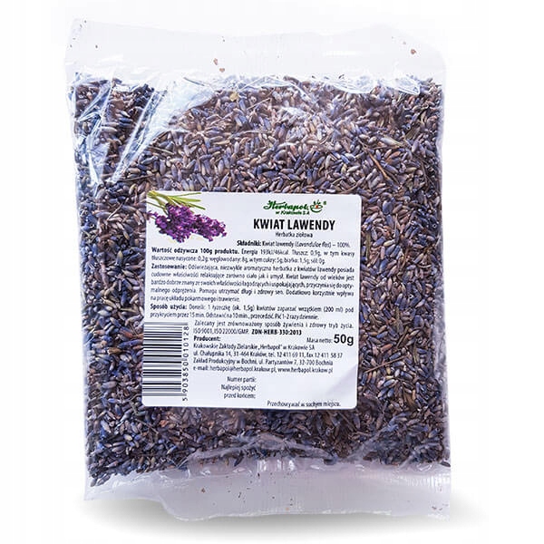 Lawenda Herbapol Kraków kwiat 50g