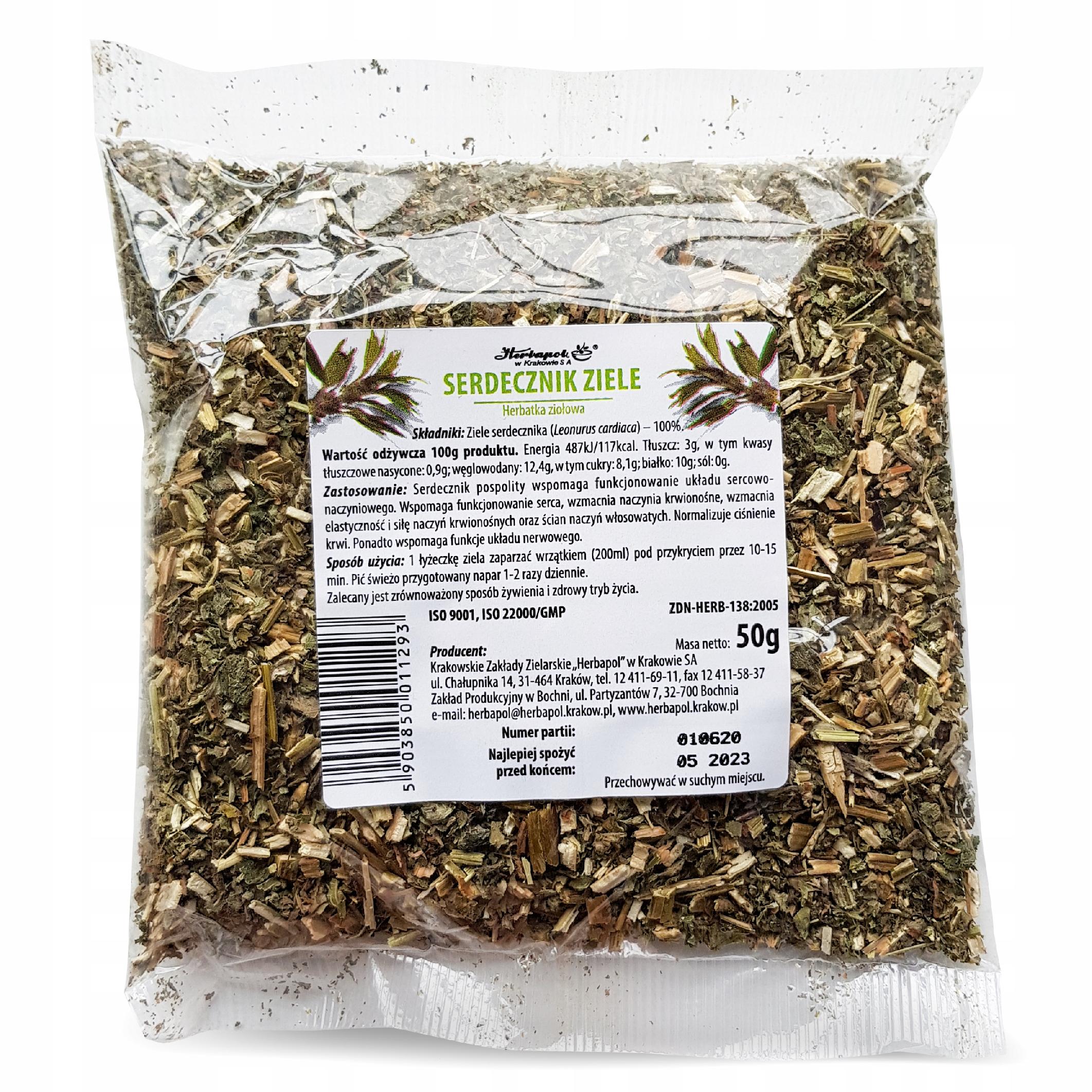 Herbapol Kraków serdecznik ziele 50g