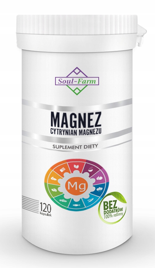 2X MAGNEZ Cytrynian magnezu 650 mg - 240 kapsułek