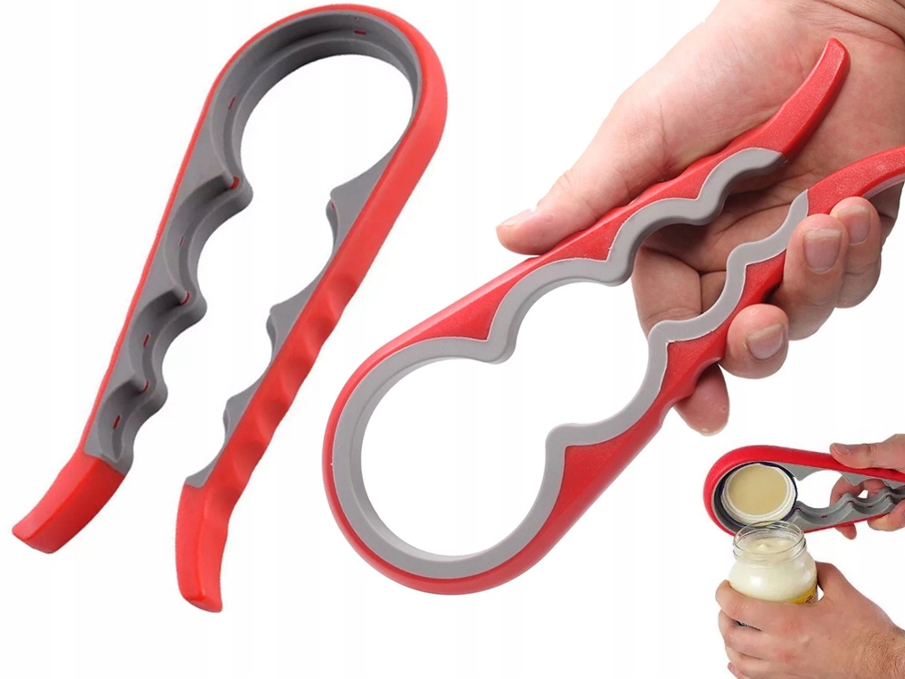 Apriscatole Universale 4 In 1 In Plastica E Metallo: Apri Tappi, Bottiglie E Lattine - Utensile Multiuso Compatto Per Casa E Viaggio