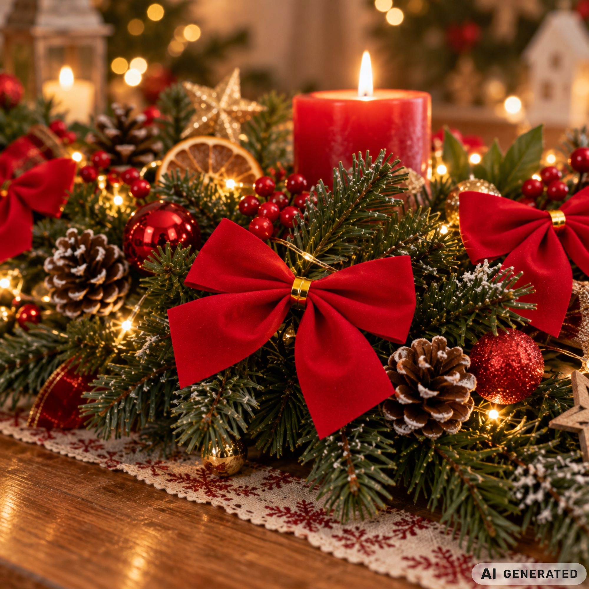 Schleifen für den weihnachtsbaum – rote weihnachtsdekorationen, 12 stück KATEGORIEN \ Haus und Garten \ Ausrüstung \ Dekorationen für Weihnachten und besondere Anlässe \ Weihnachten
