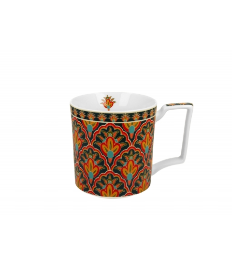 KUBEK PORCELANOWY DUŻY XXL DUO GEOMETRIC FESTUM 650 ML