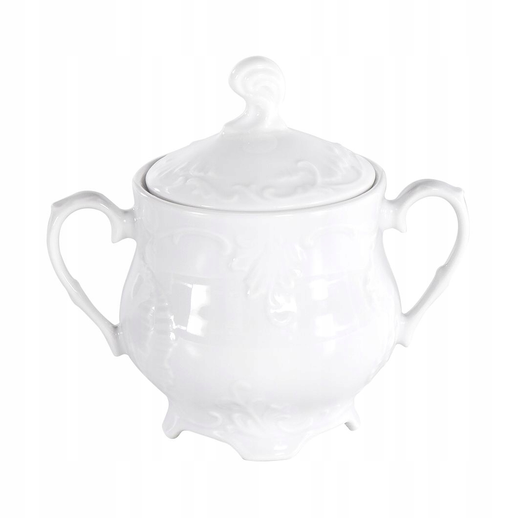 CUKIERNICA 400 ML ĆMIELÓW ROCOCO BIAŁY 0001