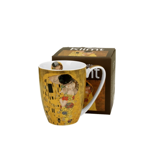 KUBEK DUO GUSTAV KLIMT POCAŁUNEK KISS CLASSIC NA PREZENT 360 ML