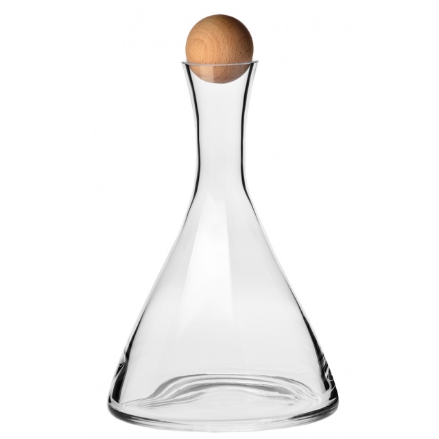 KARAFKA SZKLANA DO WINA Z KORKIEM KROSNO CONNOISSEUR 1 L