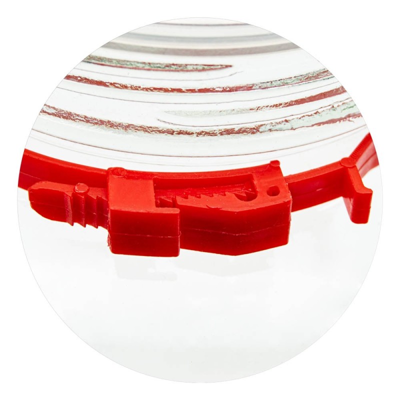 SŁOIK SZKLANY Z POKRYWKĄ I UCHWYTEM DO KISZENIA NA OGÓRKI 3 L