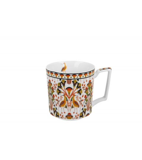 KUBEK PORCELANOWY DUO GEOMETRIC HERON  400 ML