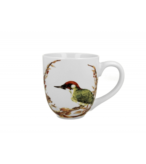 KUBEK DUŻY XXL DUO PTAKI DZIĘCIOŁ NA PREZENT 1000 ML