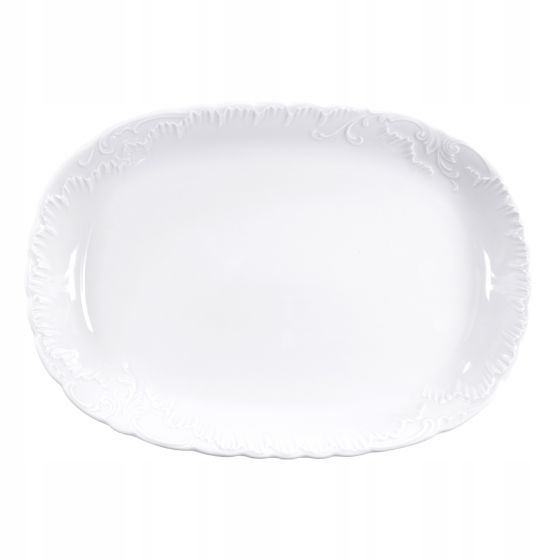 PÓŁMISEK OWALNY ĆMIELÓW ROCOCO 0001 33 CM