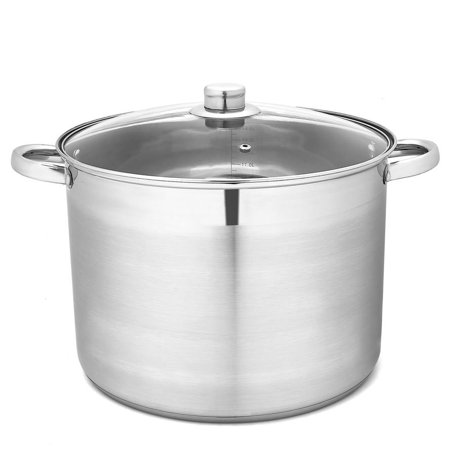 GARNEK PROSTY NIERDZEWNY + POKRYWKA 30 CM 15 L