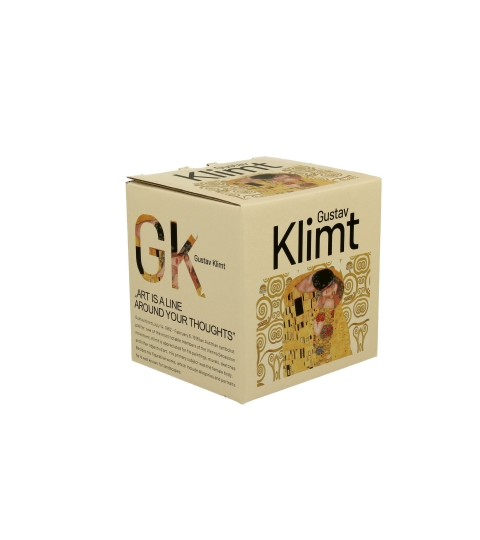 KUBEK DUO GUSTAV KLIMT POCAŁUNEK KISS NA PREZENT 360 ML