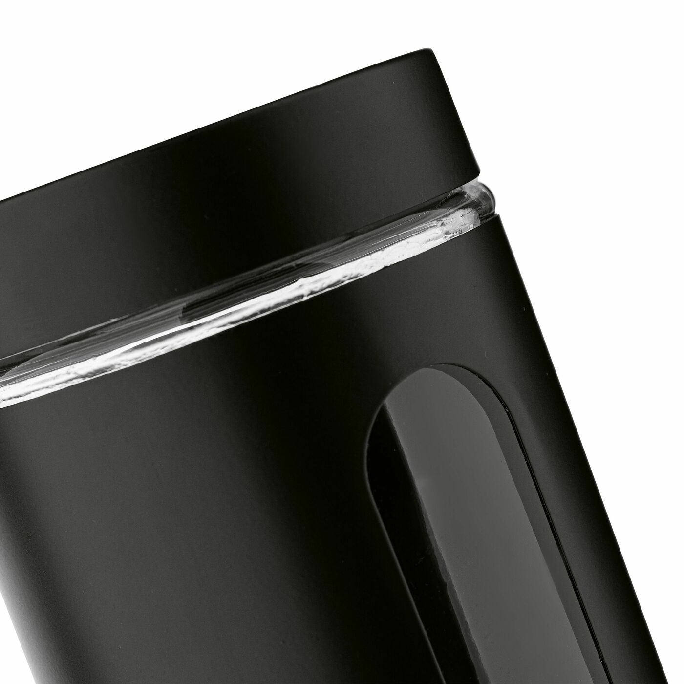 POJEMNIK Z POKRYWKĄ SZKLANY CZARNY NA ZYWNOŚĆ TADAR PRATO 1,4 L