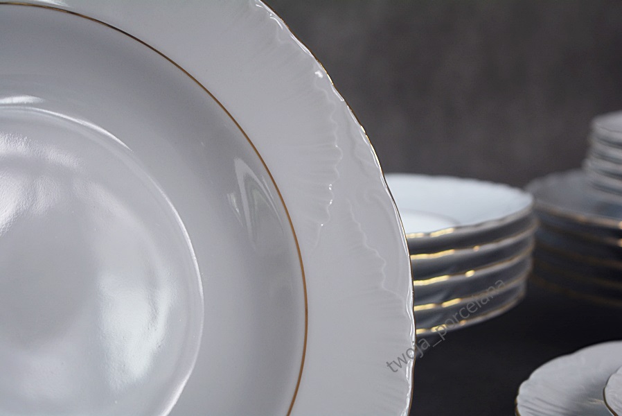 TALERZ Głęboki ROCOCO 22,5 cm 3604 ĆMIELÓW GAT. 1